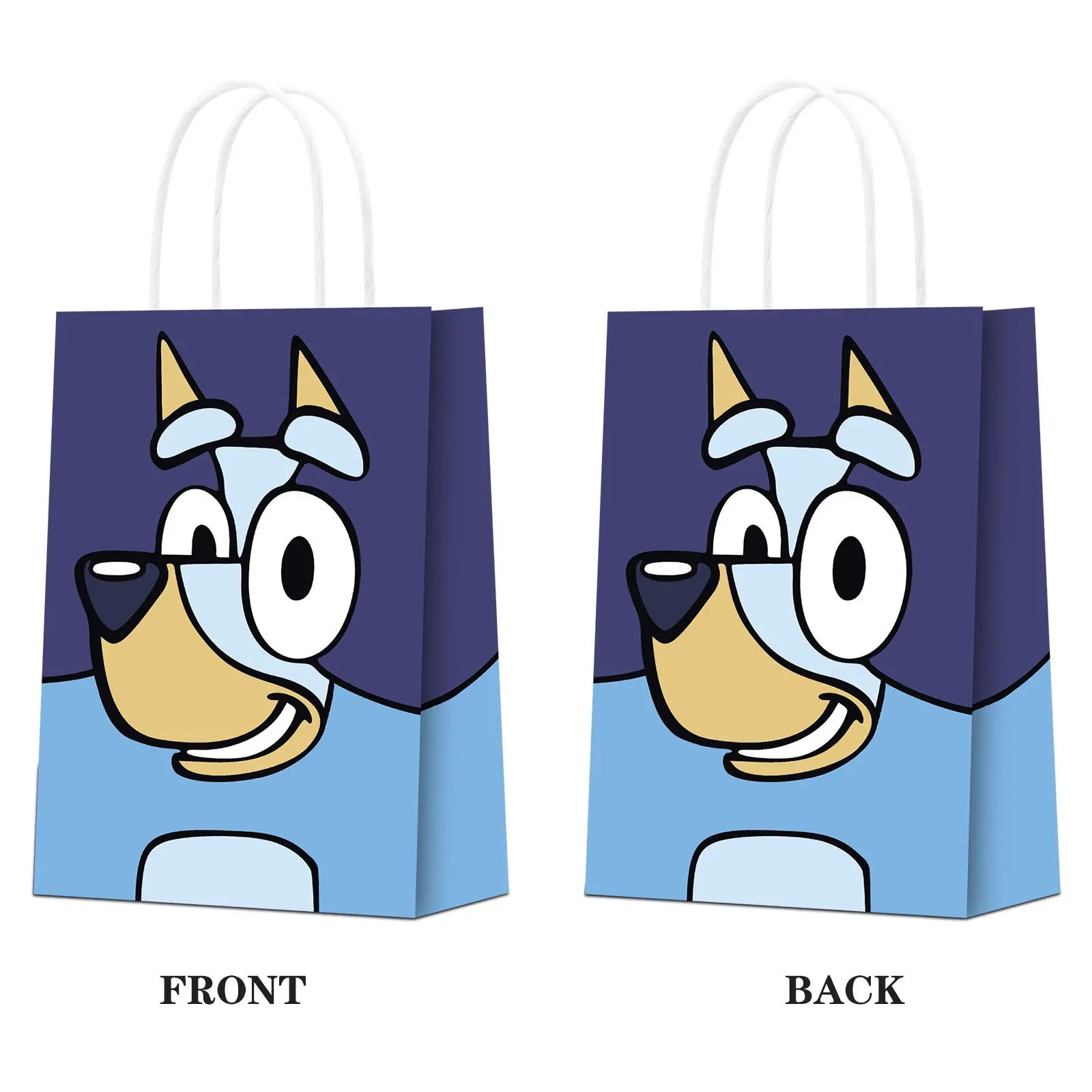 Bluey & Bingo Party Gift Bags – 4, 8, or 12 PCS Kids Loot Bags