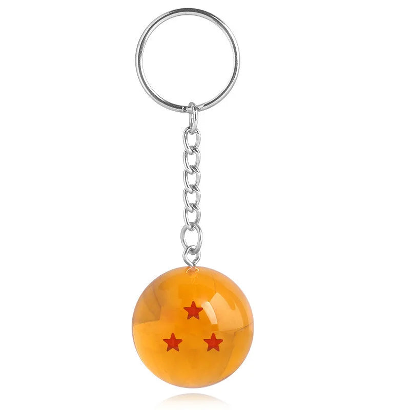 Dragon Ball Z Crystal Ball Keychain – Choose Your Star