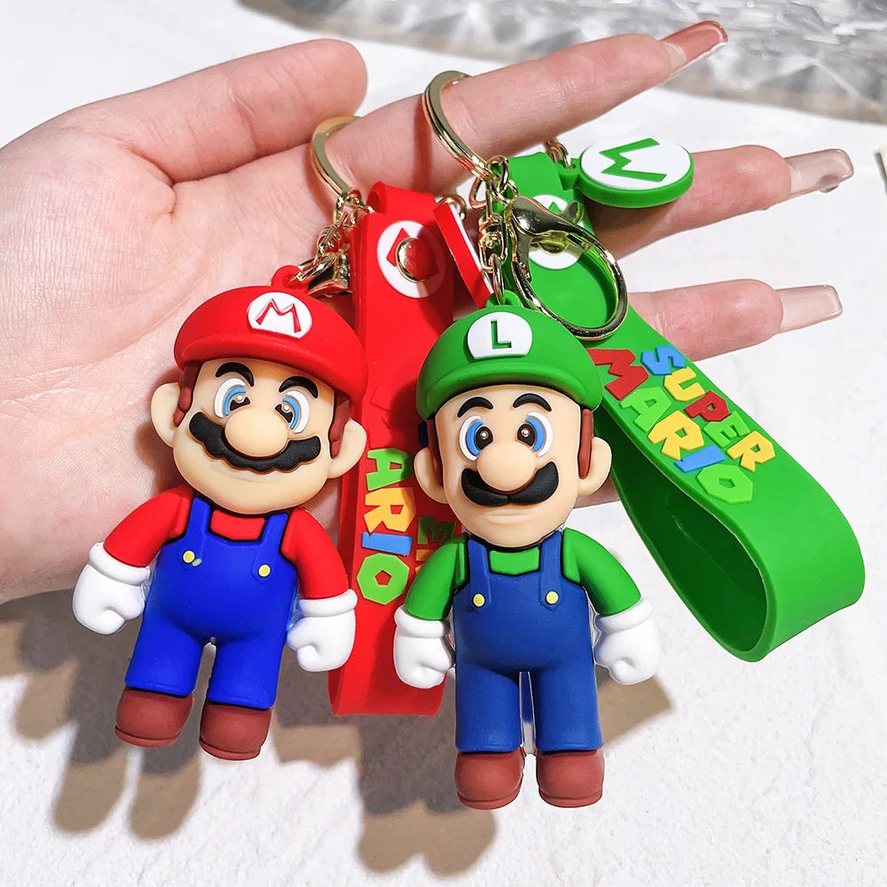 uper Mario Character Keychain – Mario, Luigi, Yoshi & More
