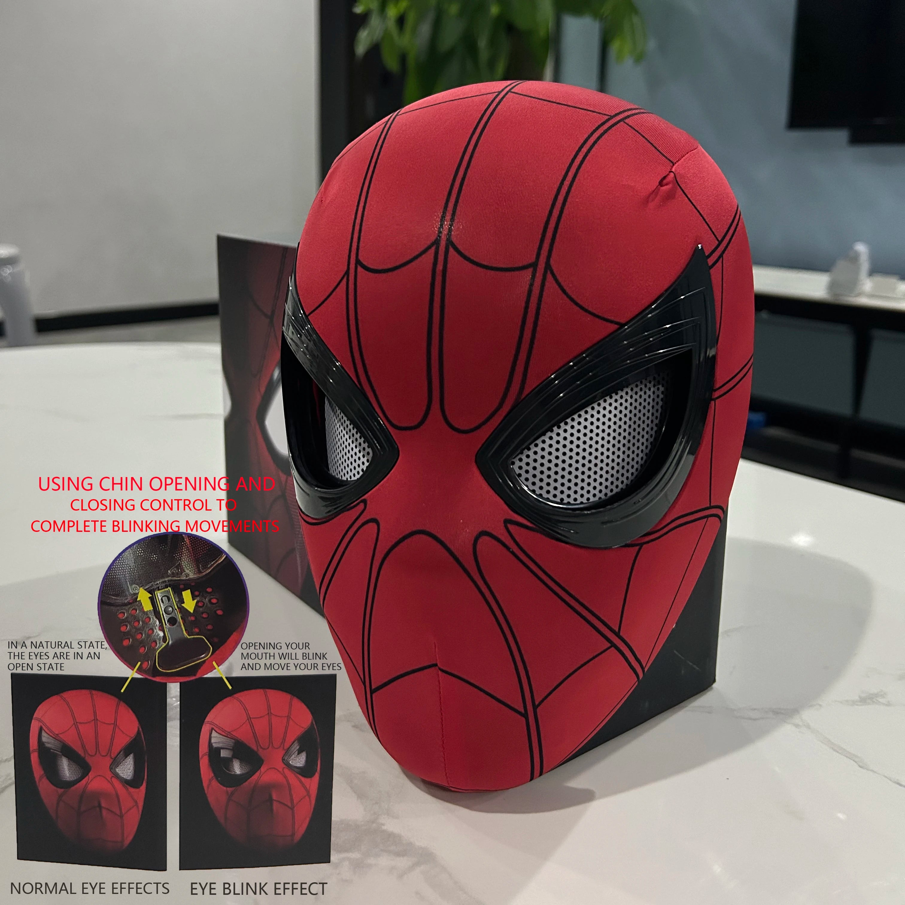 Miles Morales Spider-Verse Blinking Eye Mask