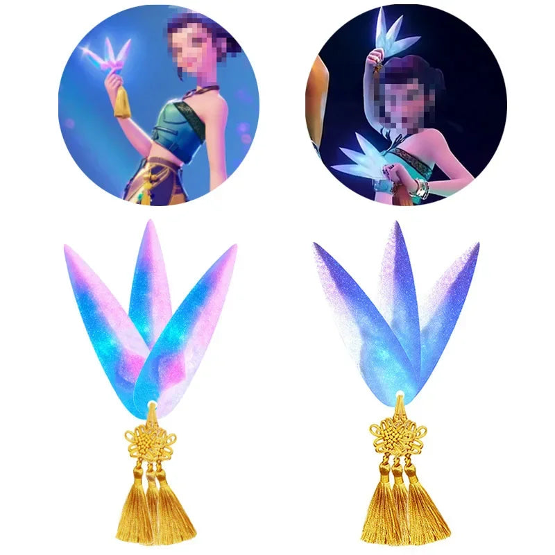 K-Pop Demon Hunters Light Feather Prop Ornament (13cm)