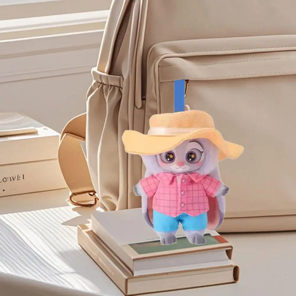 Zootopia Plush Character Keychains – Mini Plush Bag Charms