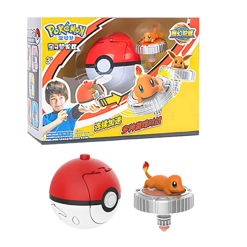 Pokémon Pokéball Gyro Battle Spinning Top Toy Set