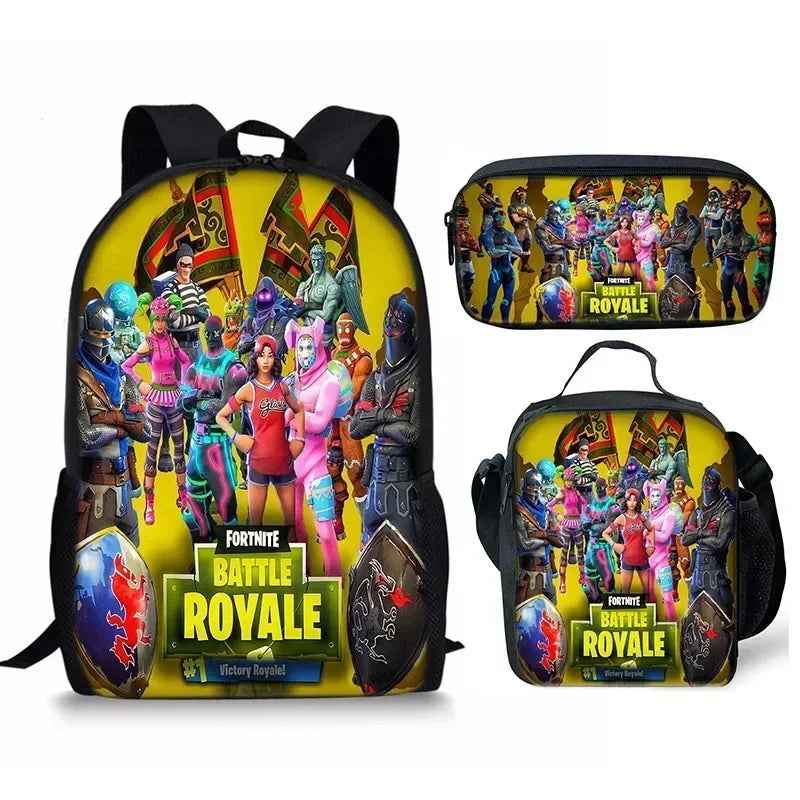 Fortnite 3-Piece Backpack Set – Multiple Styles