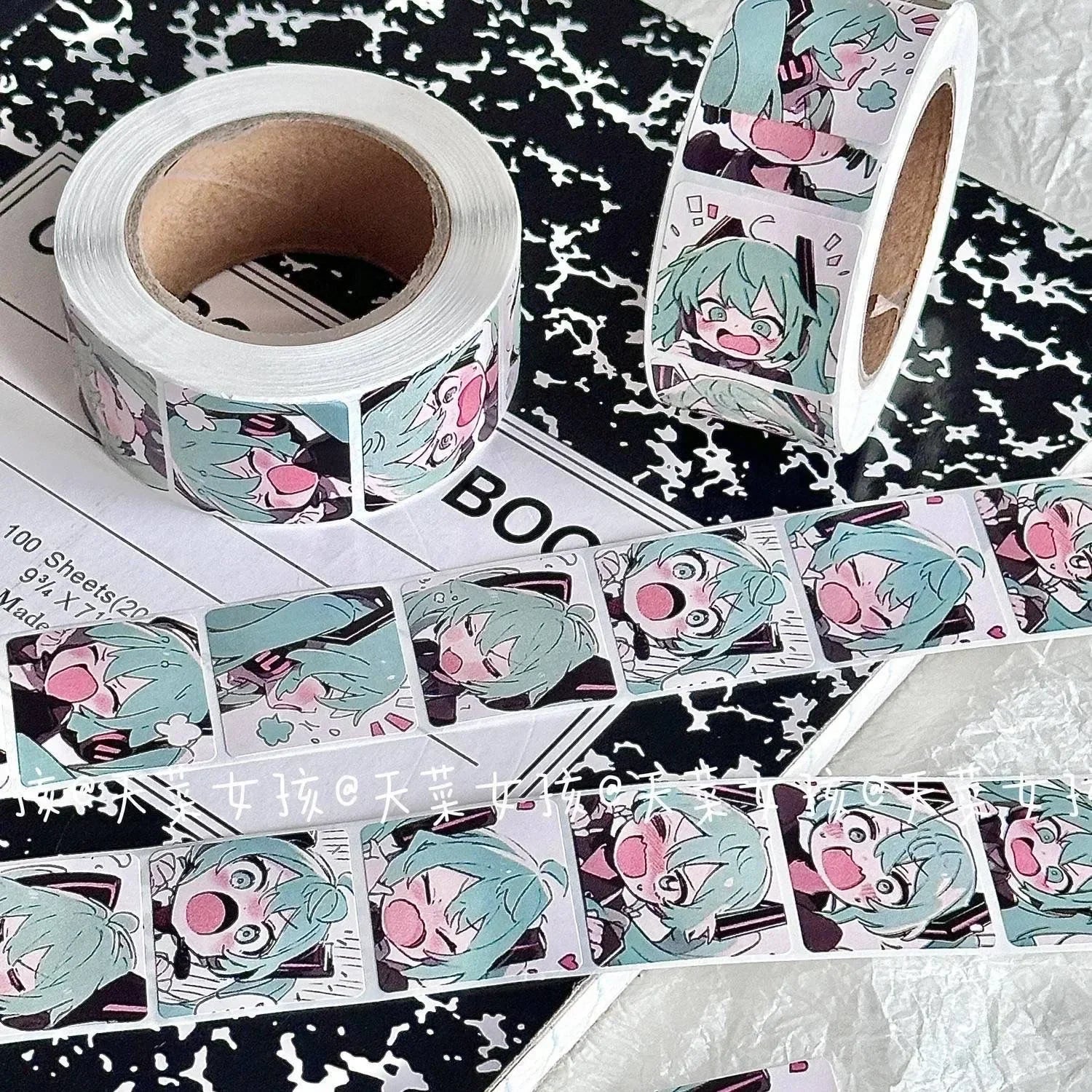 Vocaloid - 500 PCS Hatsune Miku Sticker Roll