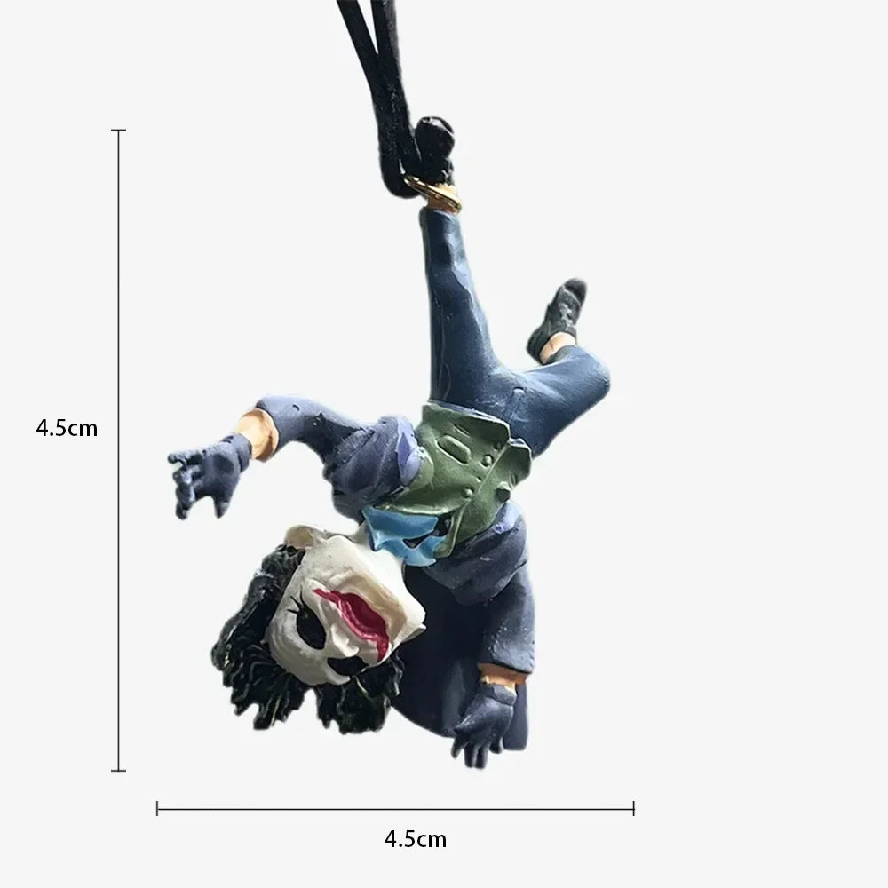 Hanging Villain Car Mirror Ornament – Resin Figure (4.5cm)