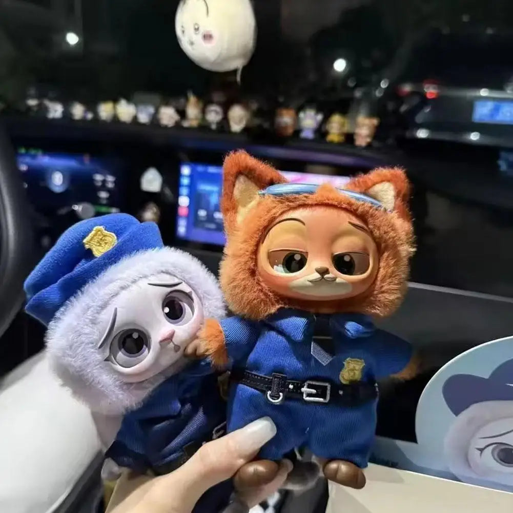 Zootopia Plush Character Keychains – Mini Plush Bag Charms