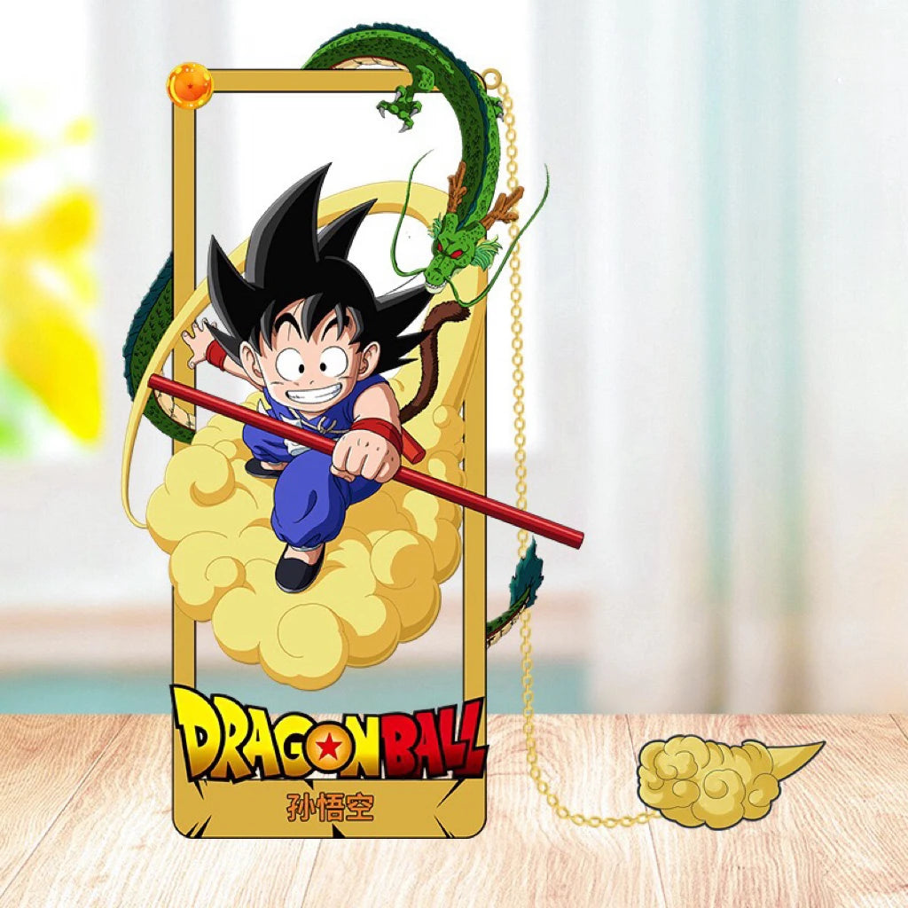 Dragon Ball Z 3D Metal Bookmarks – Anime Character Collection