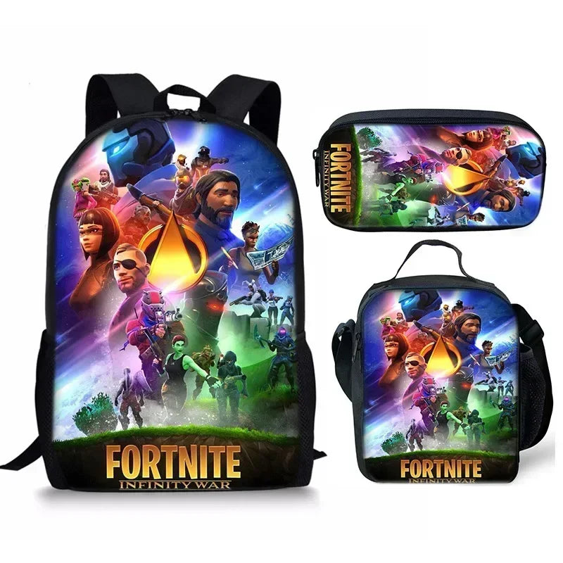 Fortnite 3-Piece Backpack Set – Multiple Styles