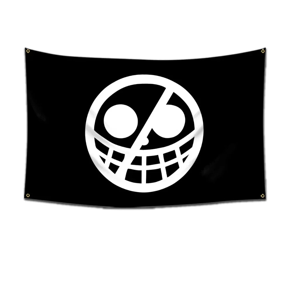 One Piece Pirate Flag Tapestry – 60x90cm Anime Wall Banner (Multiple Variants)