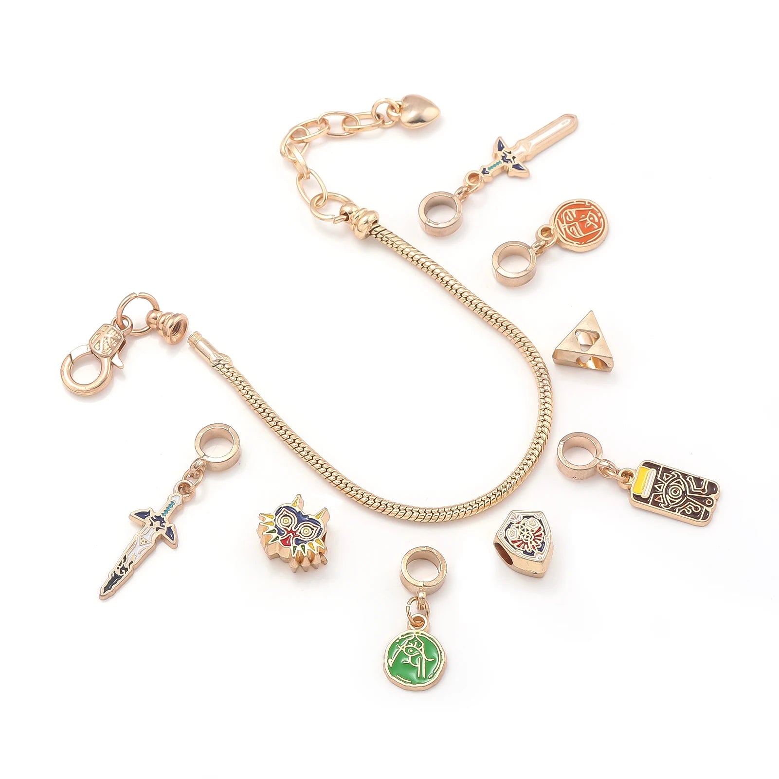 Zelda Tears of the Kingdom Charm Bracelet – 17cm