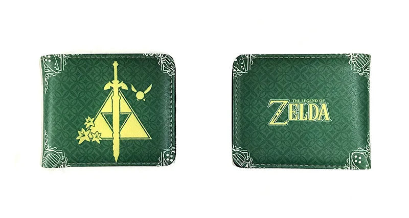 The Legend of Zelda PU Wallet Men Purse Zelda Game Style Wallet Card Coin Storage Game Peripherals Students Fashion Friends Gift