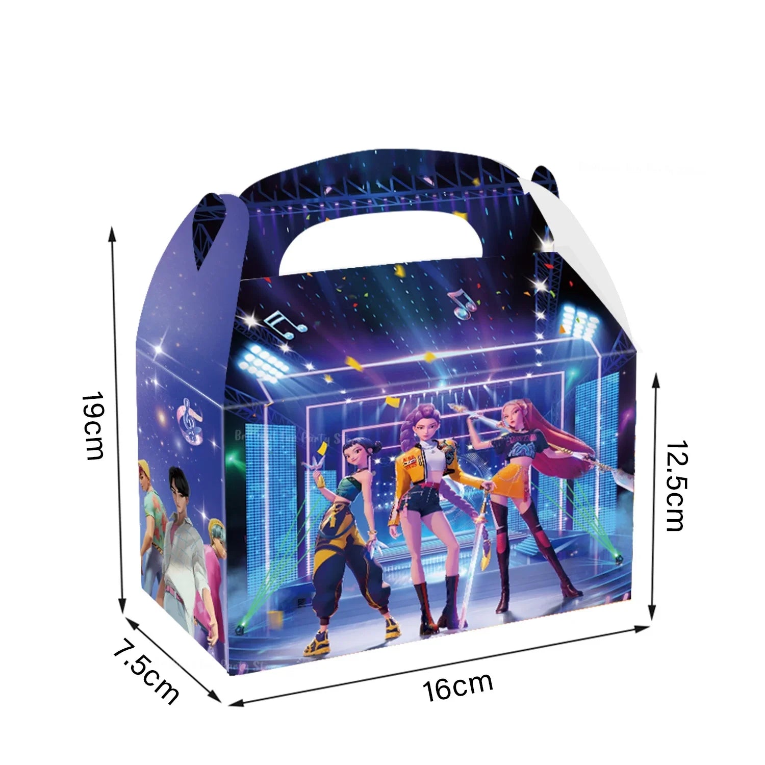 K-Pop Demon Hunters Party Favor Boxes – 12 Pack Treat Gift Boxes
