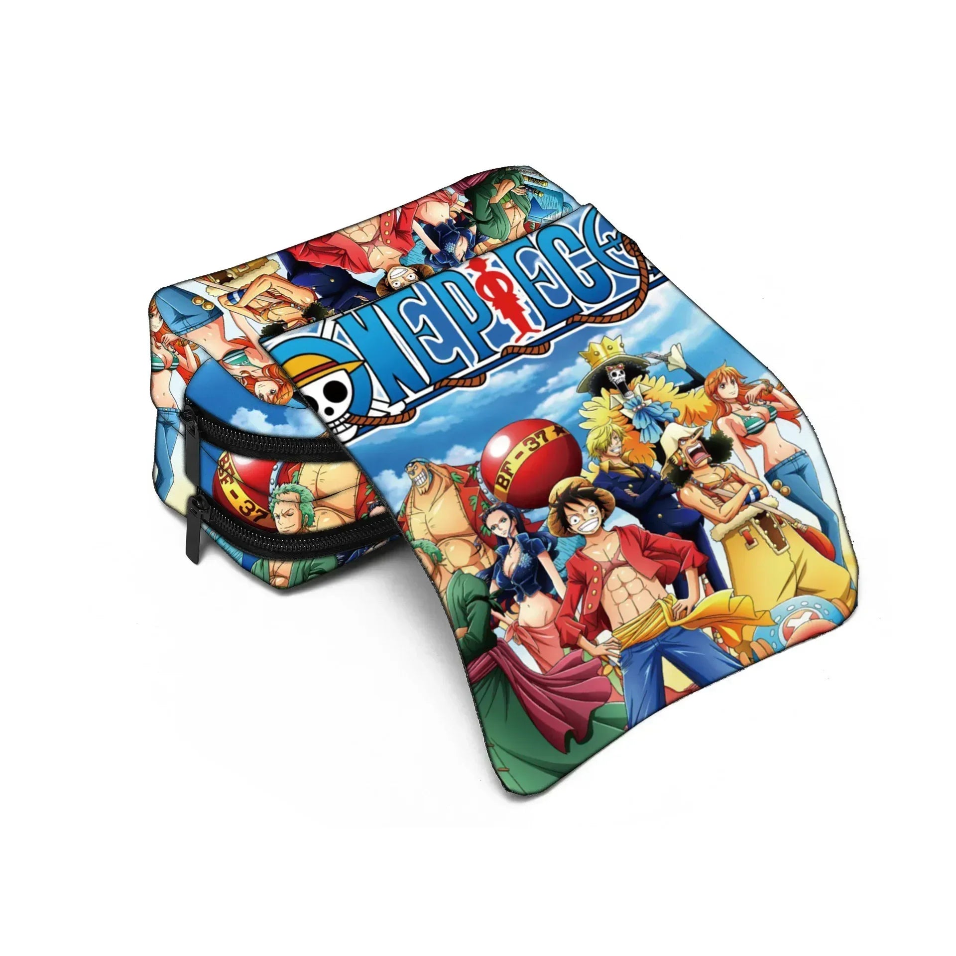 One Piece Zipper Pencil Case – Anime Stationery Bag