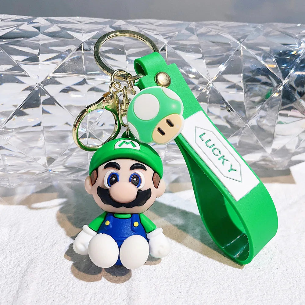 uper Mario Character Keychain – Mario, Luigi, Yoshi & More
