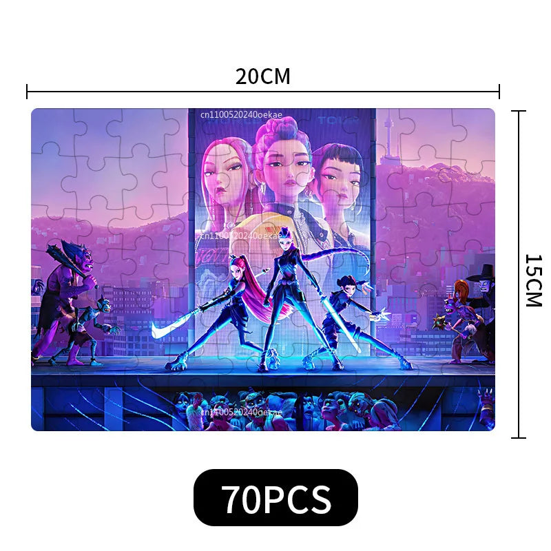 K-Pop Demon Hunters 70-Piece Mini Puzzle (Multiple Variants)
