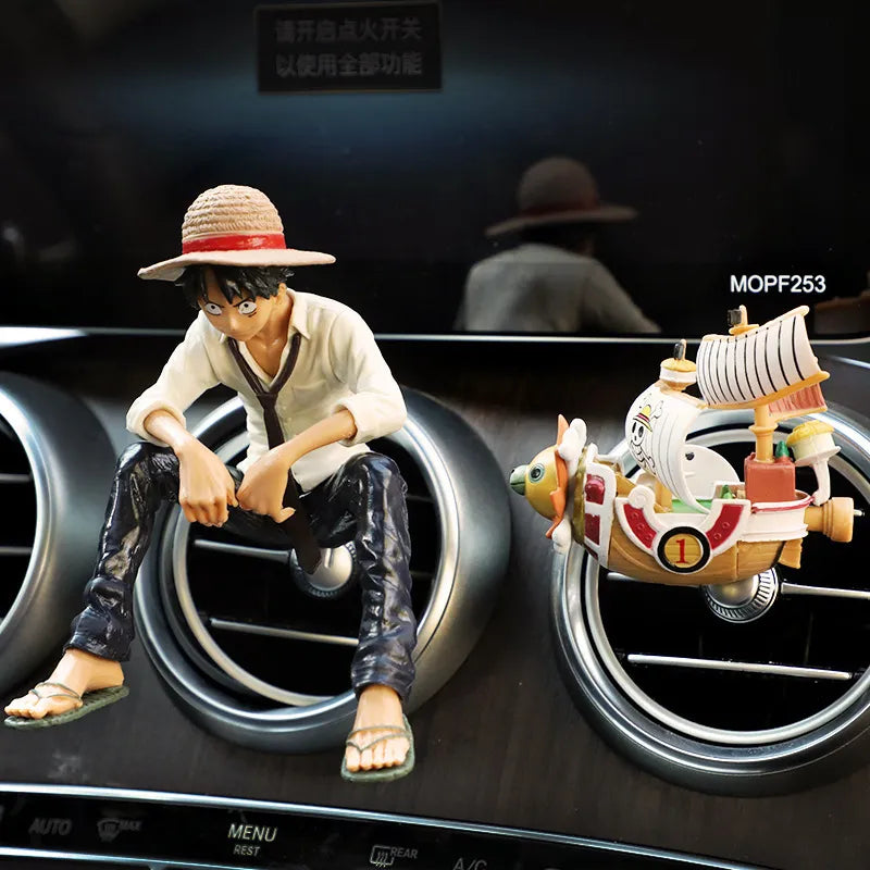 Jinzhaolai One Piece Anime Figure Car Decoration Air Outlet