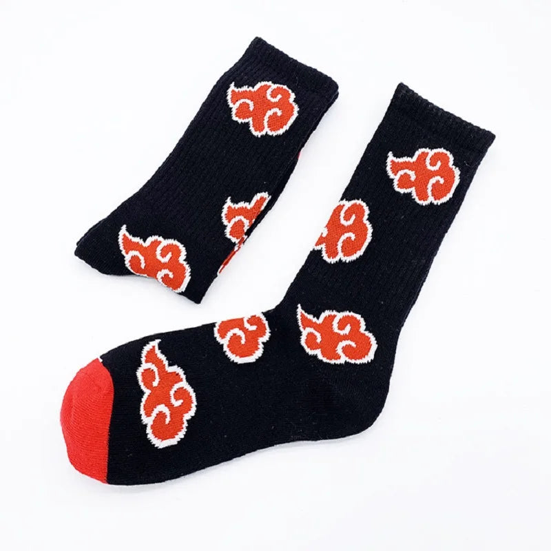 Naruto Akatsuki Cloud Crew Socks – Adult Size