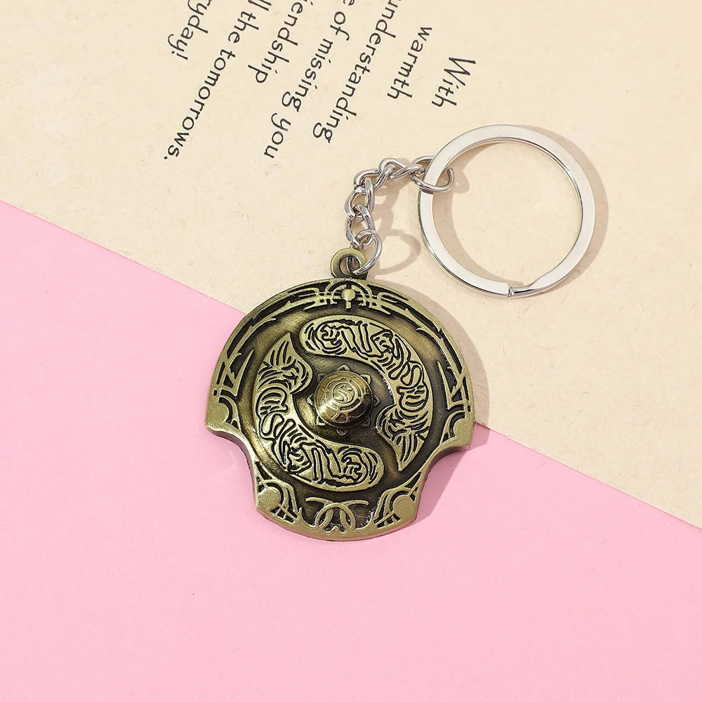 Dota 2 - Immortal Champion Shield Keychain