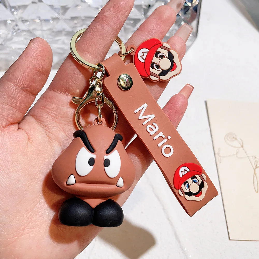 uper Mario Character Keychain – Mario, Luigi, Yoshi & More