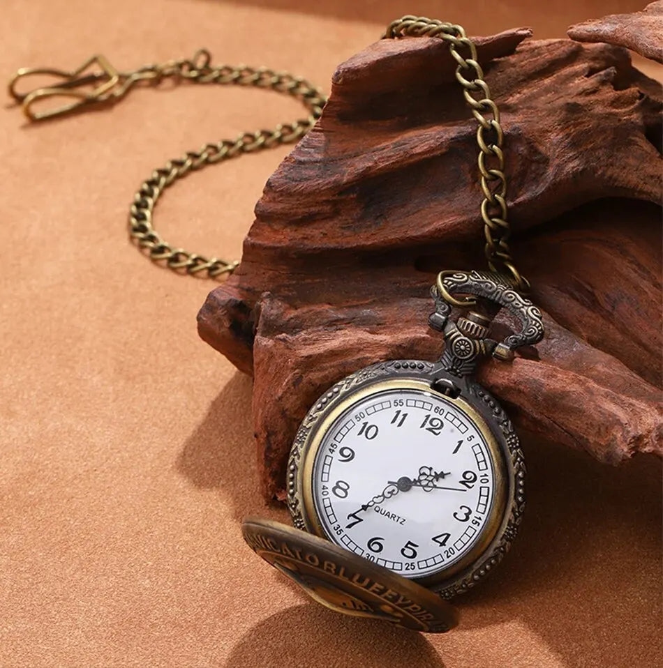One Piece Pocket Watch & Bracelet Set – Straw Hat Pirates