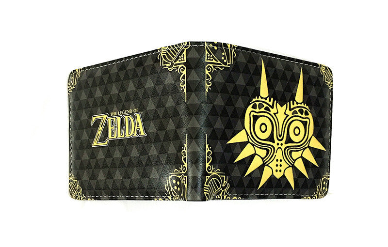 The Legend of Zelda PU Wallet Men Purse Zelda Game Style Wallet Card Coin Storage Game Peripherals Students Fashion Friends Gift