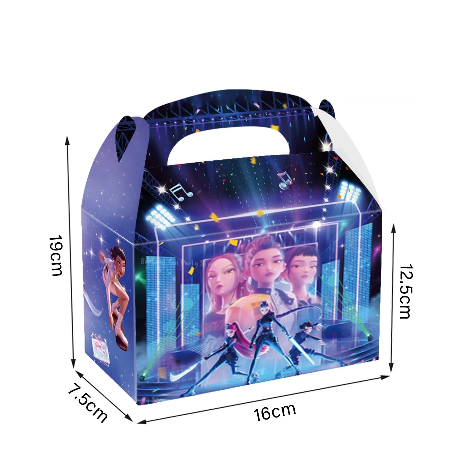 K-Pop Demon Hunters Party Favor Boxes – 12 Pack Treat Gift Boxes