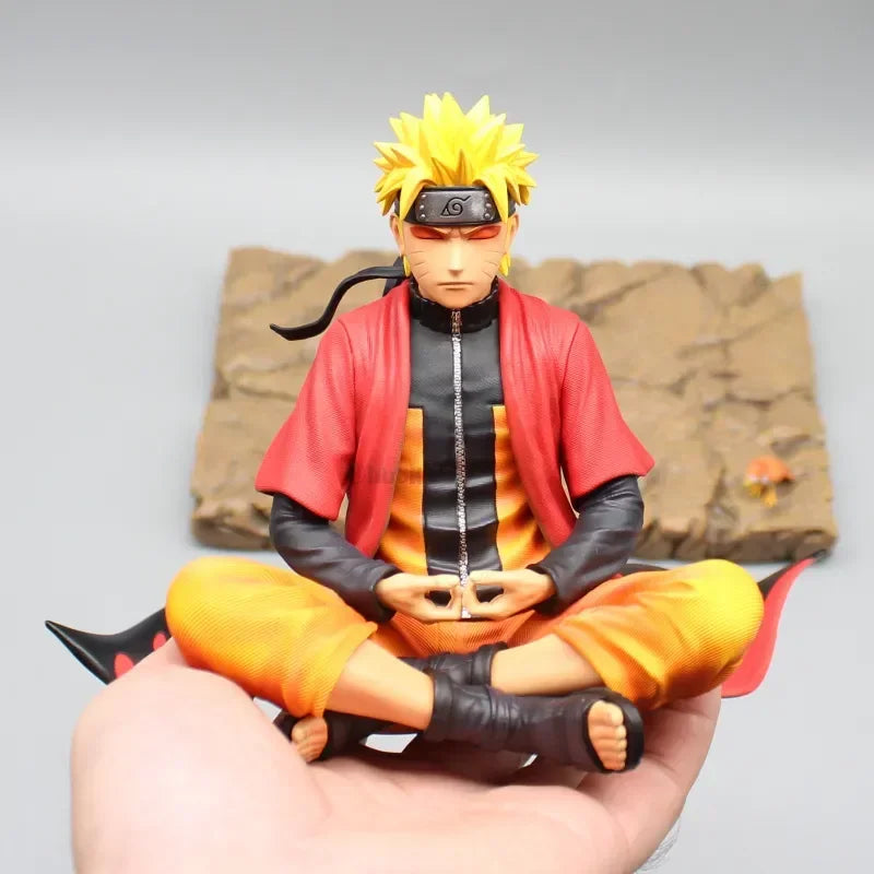 Naruto Sage Mode Statue – Meditation Pose with Scroll & Toads