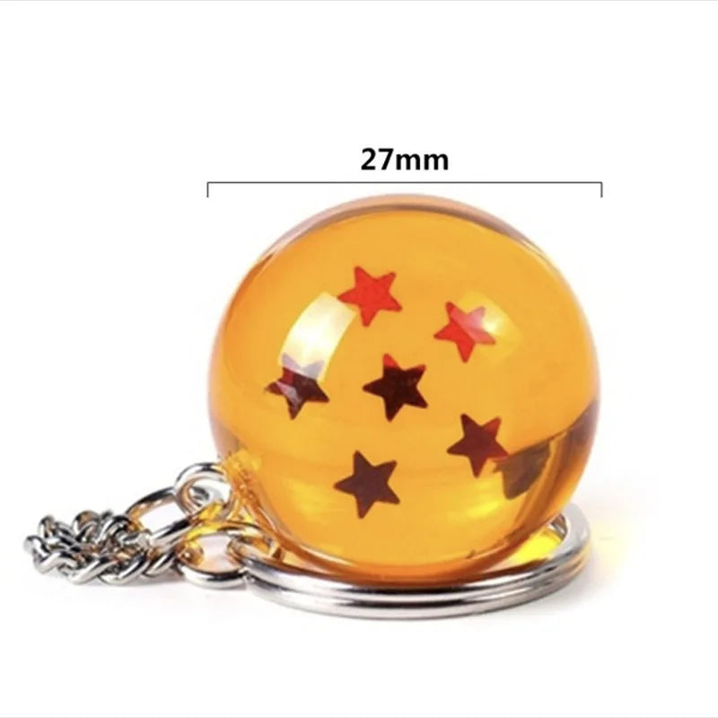 Dragon Ball Z Crystal Ball Keychain – Choose Your Star