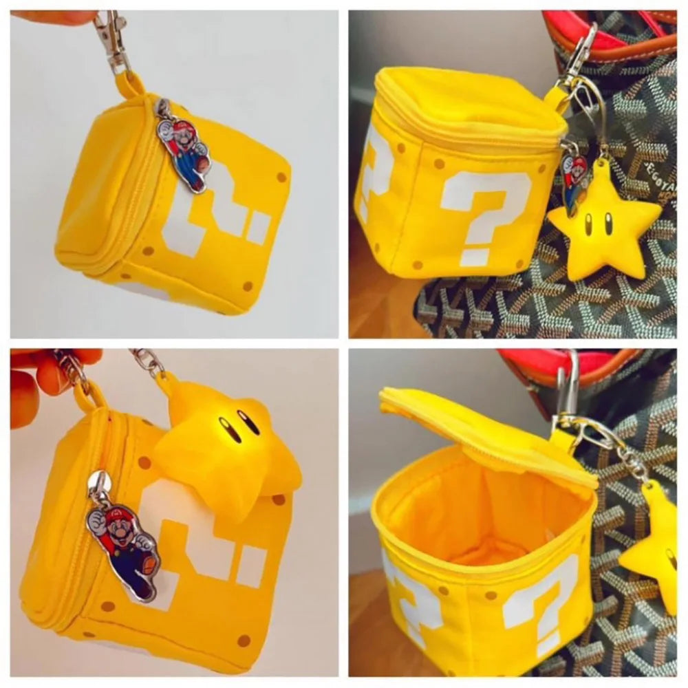 Super Mario Question Block Mini Pouch Bag