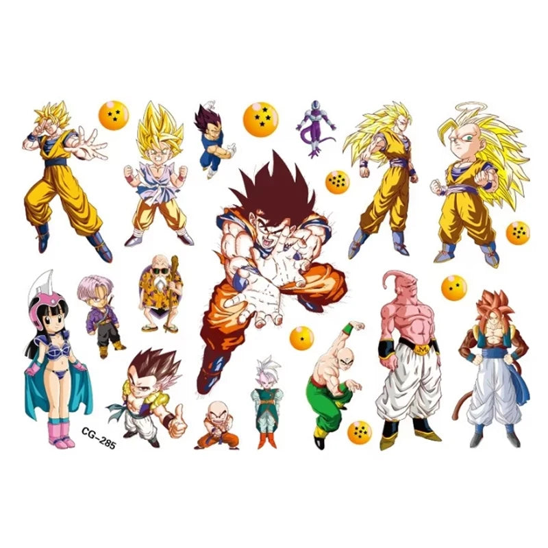 Dragon Ball Z - Tattoo Stickers