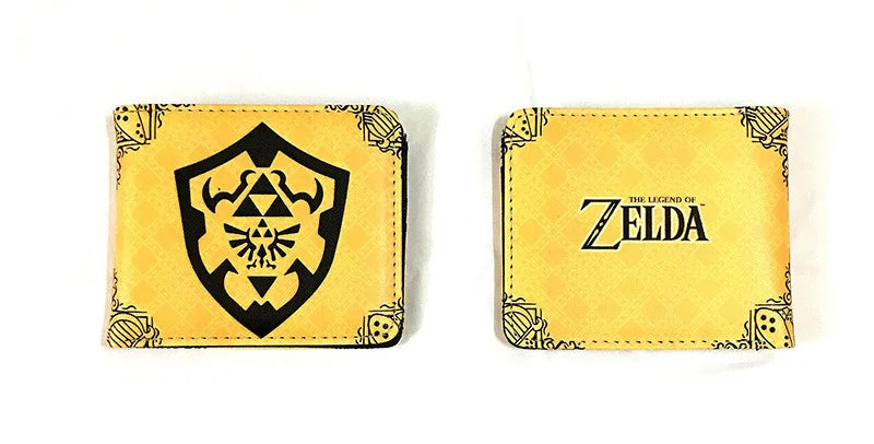 The Legend of Zelda PU Wallet Men Purse Zelda Game Style Wallet Card Coin Storage Game Peripherals Students Fashion Friends Gift