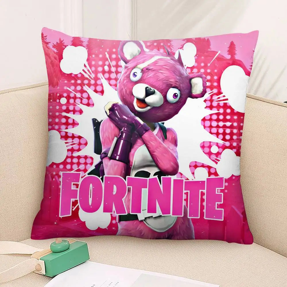 Fortnite Cushion Cover 45×45cm – Gaming Pillow Case (3 Variants)