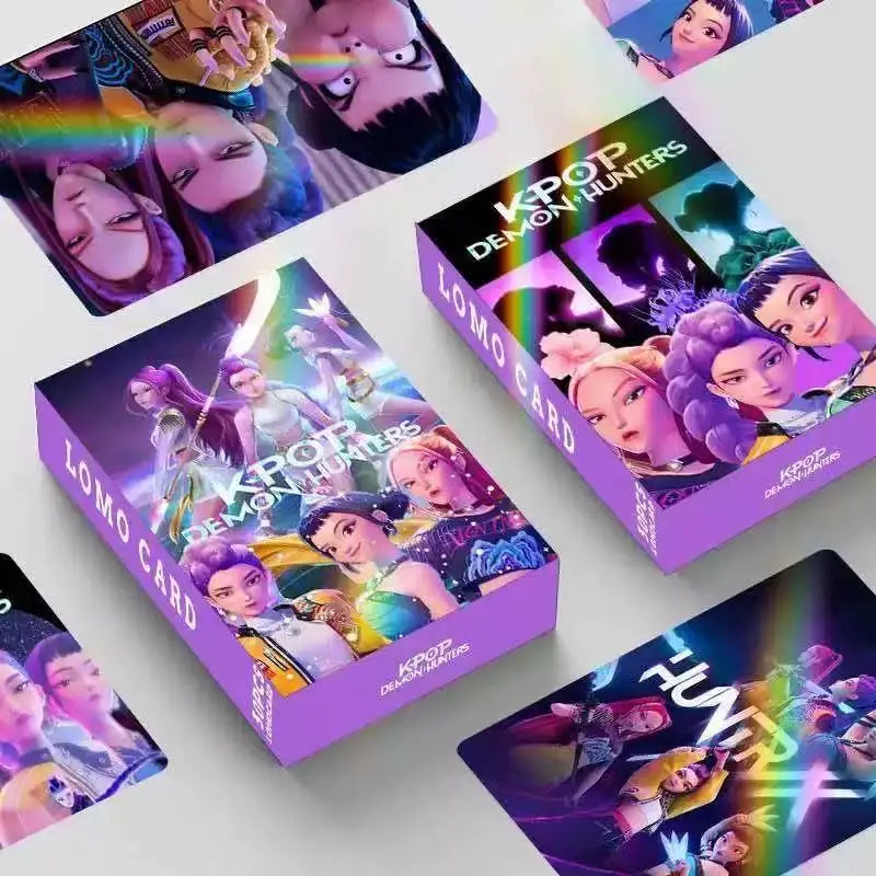 K-POP Demon Hunters Lomo Card Set – 30 Holographic Cards
