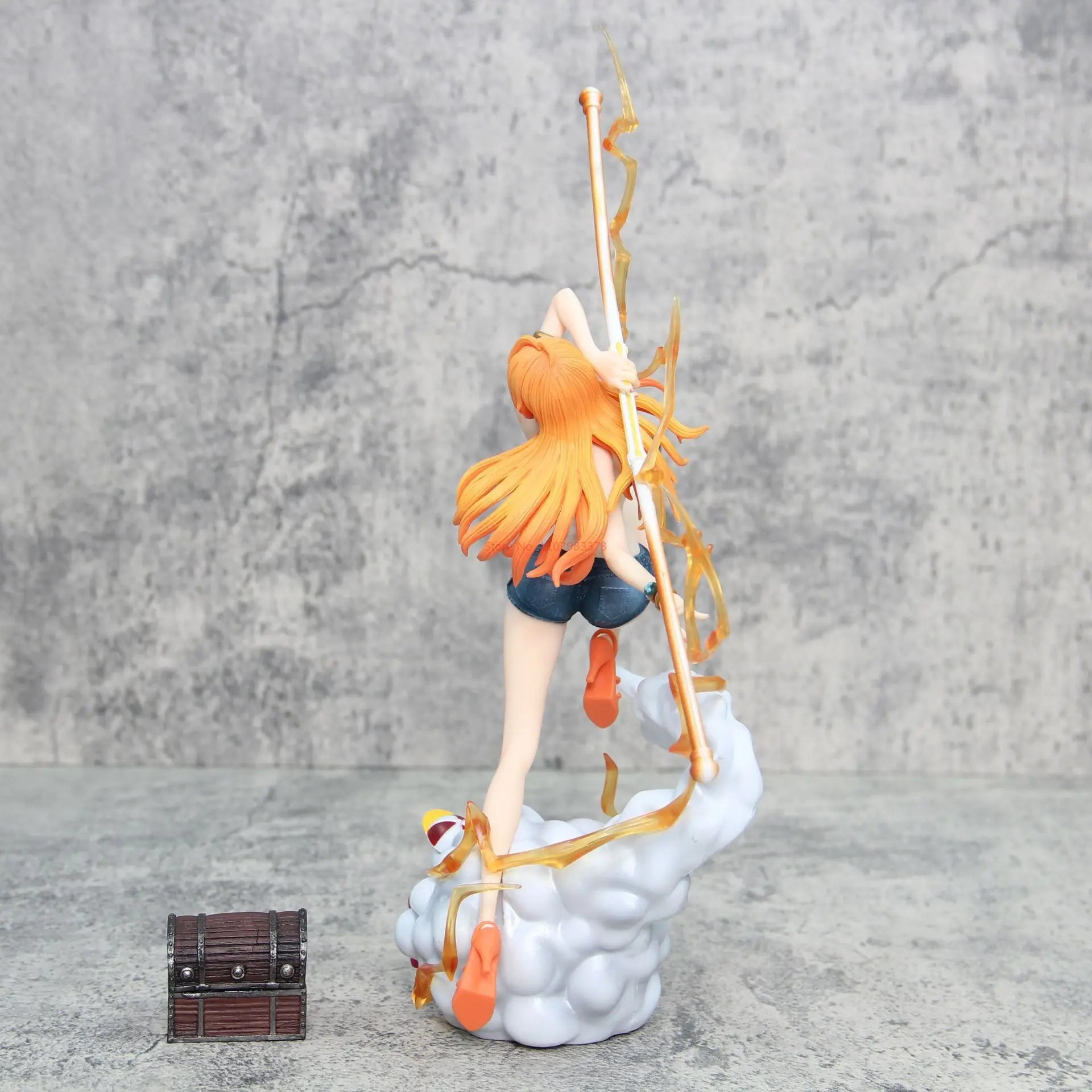 One Piece – Nami Action Figure with Zeus & Treasure Chest (32cm)