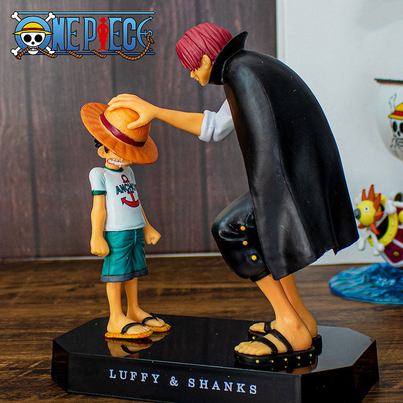 One Piece - Luffy and Shanks Figurine