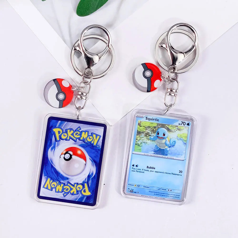 Mini Pokémon Card Keychain