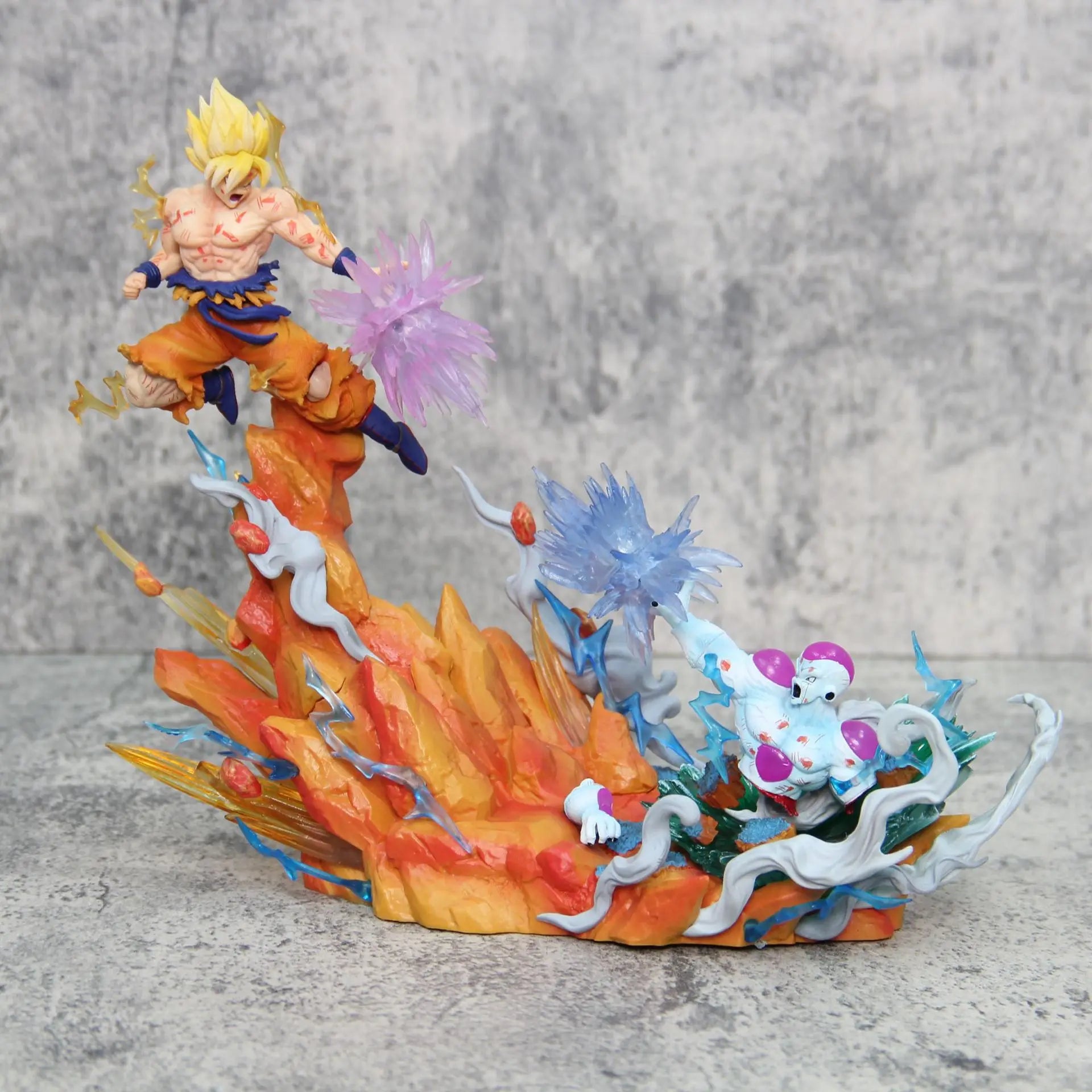 Super Saiyan Goku vs Frieza LED Battle Diorama Figure – 25cm