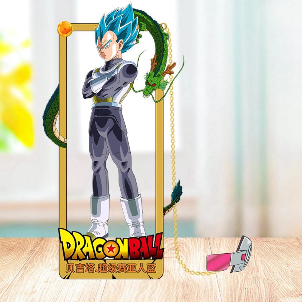 Dragon Ball Z 3D Metal Bookmarks – Anime Character Collection