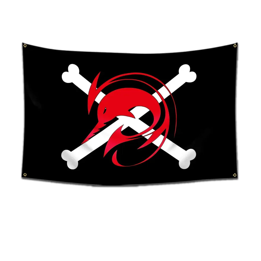 One Piece Pirate Flag Tapestry – 60x90cm Anime Wall Banner (Multiple Variants)