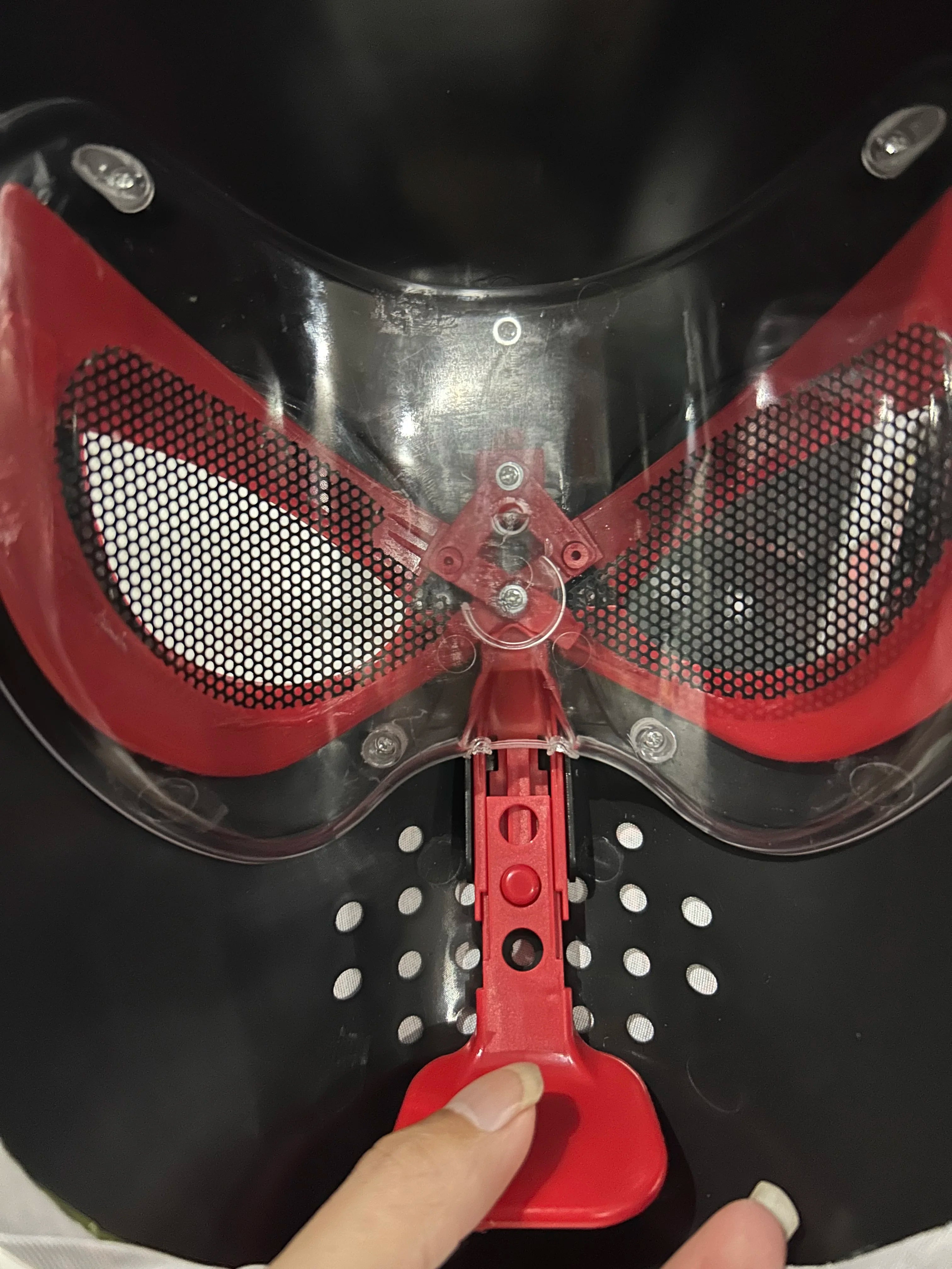 Miles Morales Spider-Verse Blinking Eye Mask