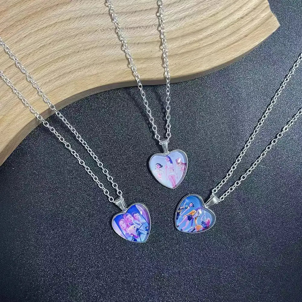K-Pop Demon Hunters Heart Necklace