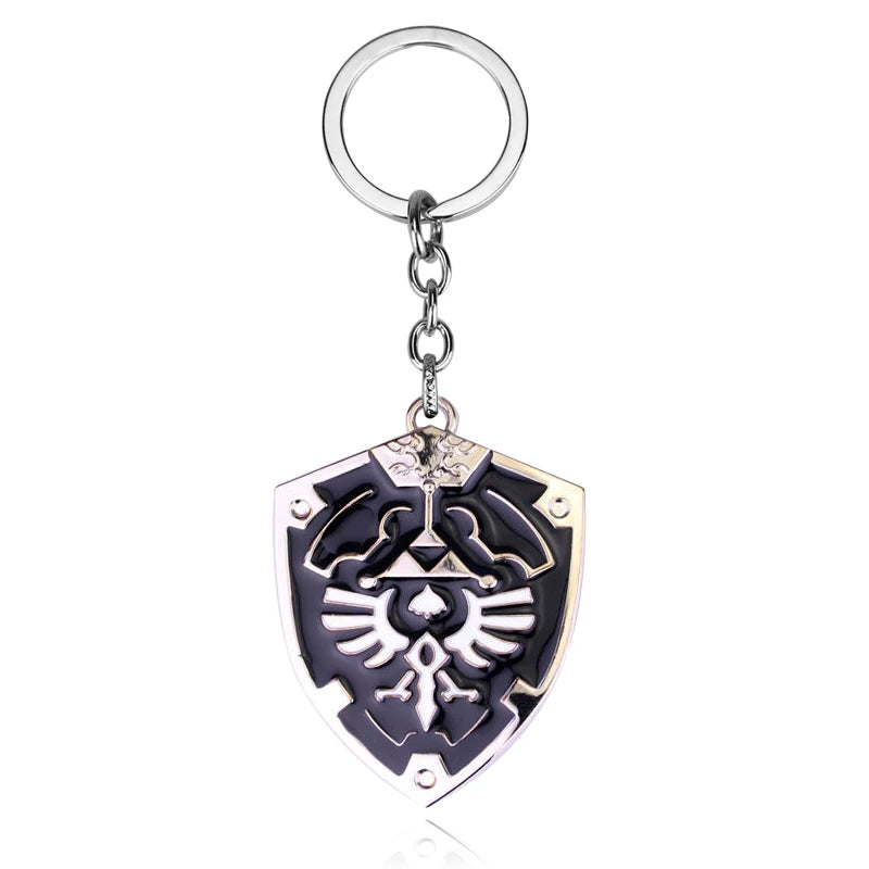 Legend of Zelda - Hylian Shield Metal Keychain