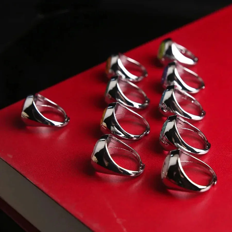 10pcs Naruto Akatsuki Rings Anime Itachi Figure Cosplay Action Accessory Jewerly Cool Boys Children Kids Toys Gifts