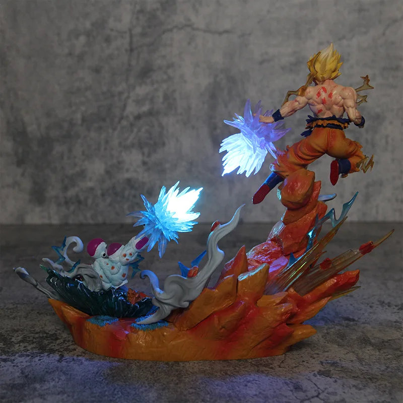 Super Saiyan Goku vs Frieza LED Battle Diorama Figure – 25cm