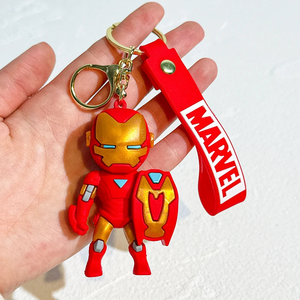 Marvel Avengers Superhero Keychain Collection – 6 Designs or Full Set
