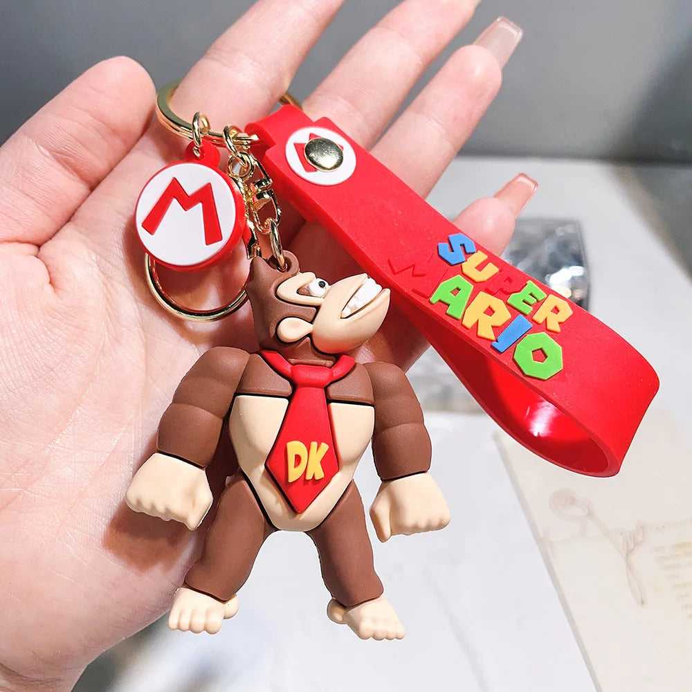 uper Mario Character Keychain – Mario, Luigi, Yoshi & More