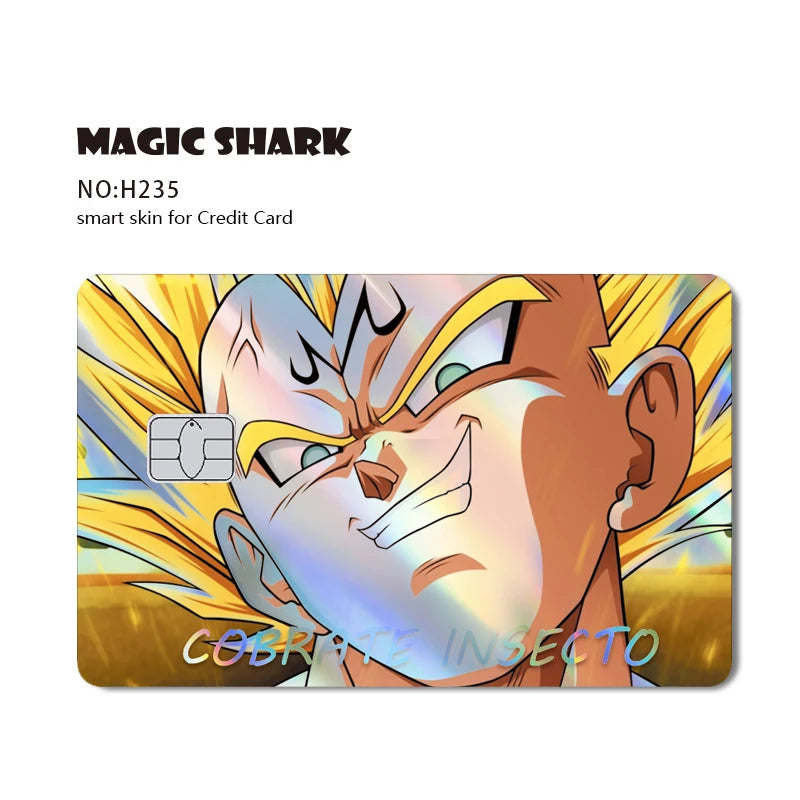 Dragon Ball Z EMV Card Stickers – Anime Card Skins for All Chip Sizes