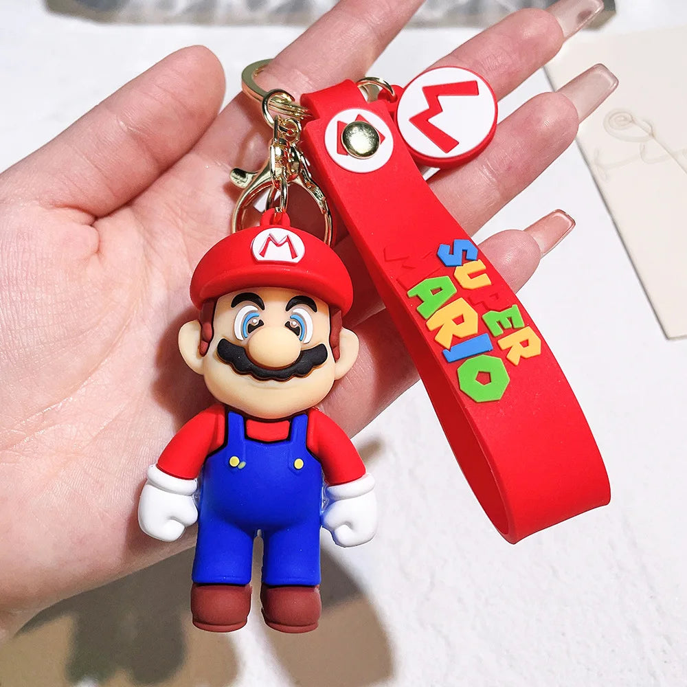 uper Mario Character Keychain – Mario, Luigi, Yoshi & More