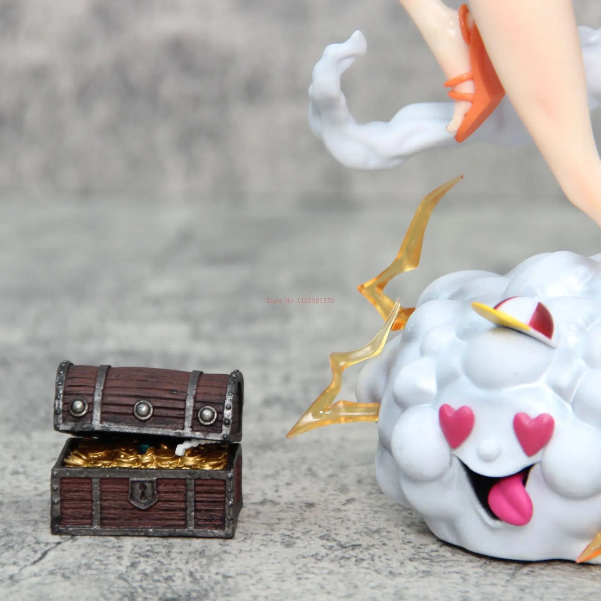 One Piece – Nami Action Figure with Zeus & Treasure Chest (32cm)